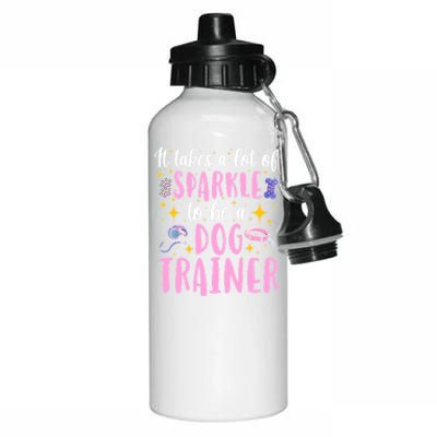 To Be A Dog Trainer Dog Training Great Gift Aluminum Water Bottle