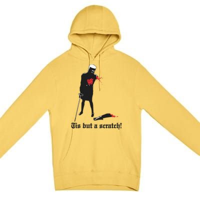 Tis But A Scratch! Premium Pullover Hoodie