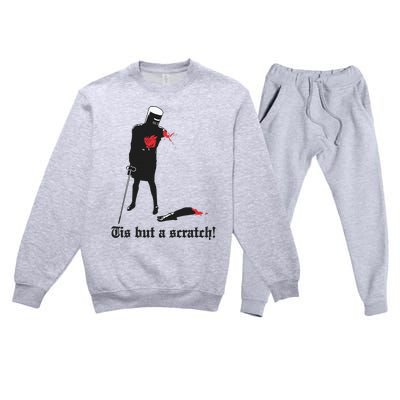 Tis But A Scratch! Premium Crewneck Sweatsuit Set