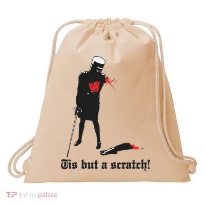 Tis But A Scratch! Drawstring Bag