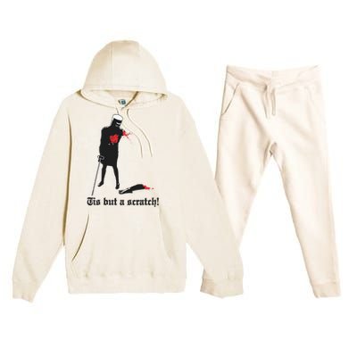 Tis But A Scratch! Premium Hooded Sweatsuit Set