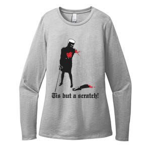 Tis But A Scratch! Womens CVC Long Sleeve Shirt