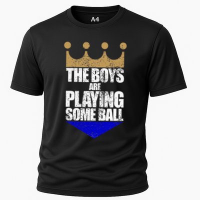 The Boy Are Playing Some Ball Performance Shirt