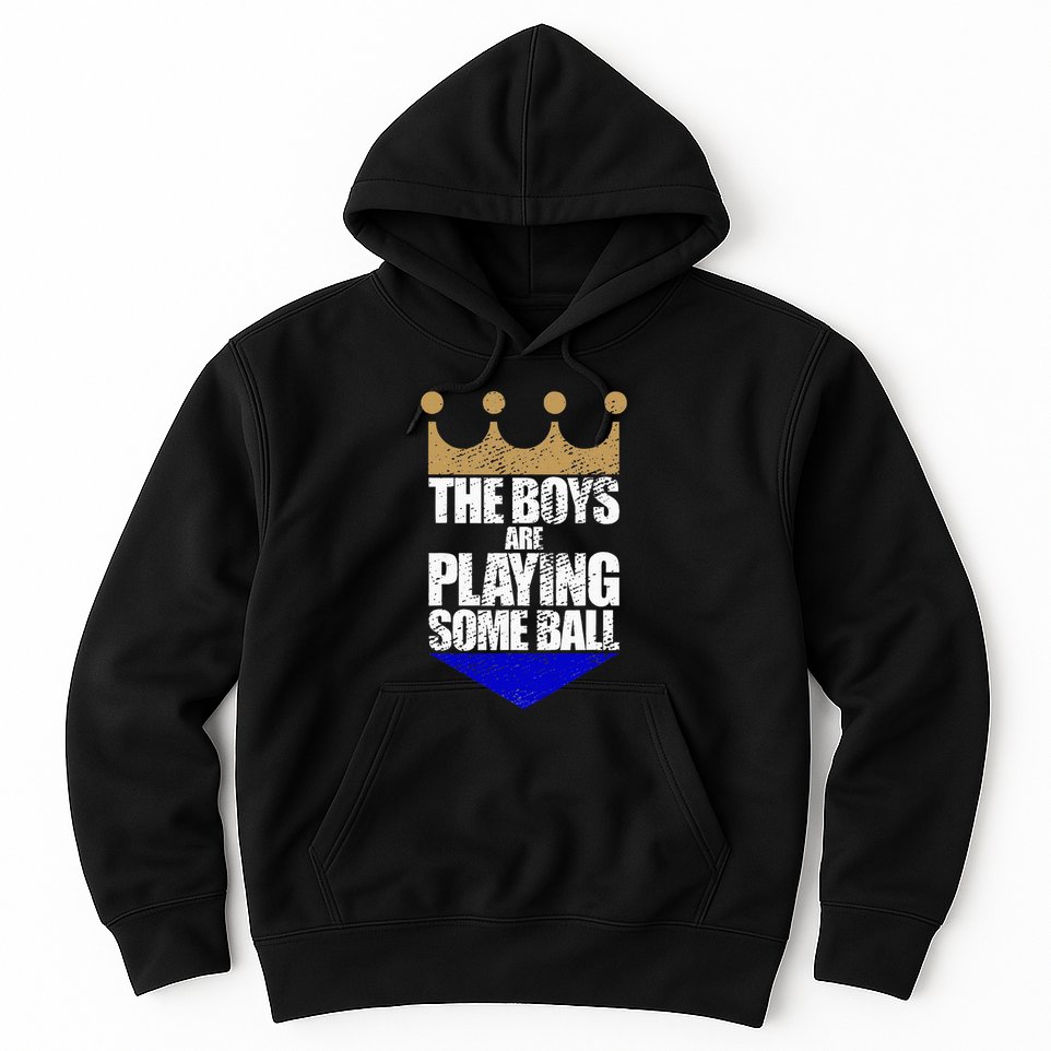 The Boy Are Playing Some Ball Hoodie