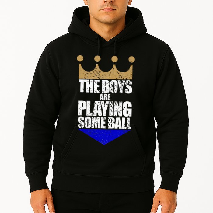 The Boy Are Playing Some Ball Hoodie
