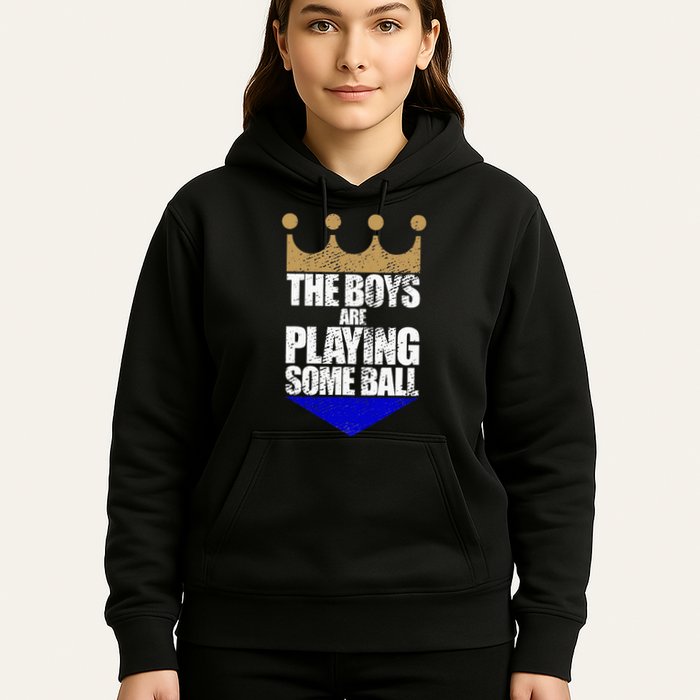 The Boy Are Playing Some Ball Hoodie