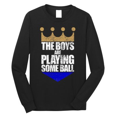 The Boy Are Playing Some Ball Long Sleeve Shirt