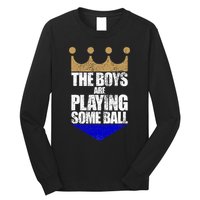 The Boy Are Playing Some Ball Long Sleeve Shirt