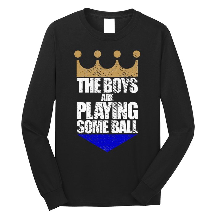 The Boy Are Playing Some Ball Long Sleeve Shirt