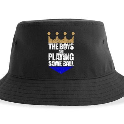 The Boy Are Playing Some Ball Sustainable Bucket Hat
