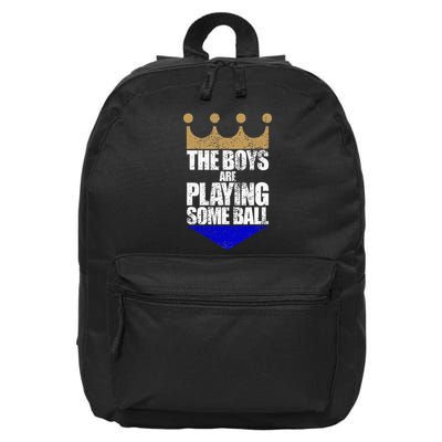 The Boy Are Playing Some Ball 16 in Basic Backpack