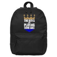 The Boy Are Playing Some Ball 16 in Basic Backpack