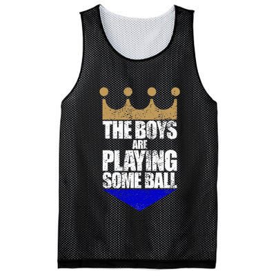The Boy Are Playing Some Ball Mesh Reversible Basketball Jersey Tank