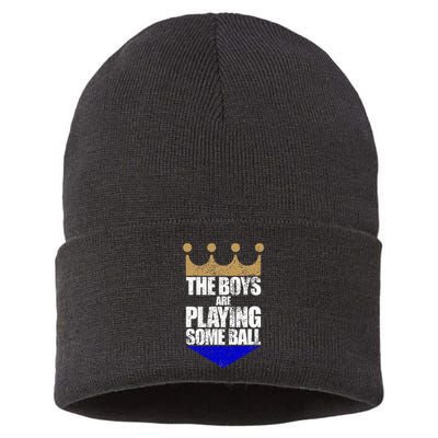 The Boy Are Playing Some Ball Sustainable Knit Beanie