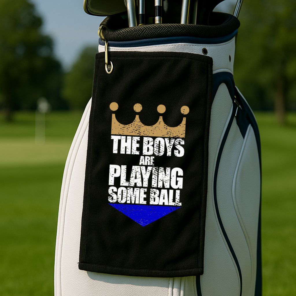 The Boy Are Playing Some Ball Golf Towel