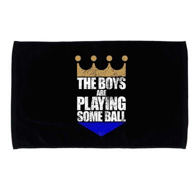The Boy Are Playing Some Ball Microfiber Hand Towel