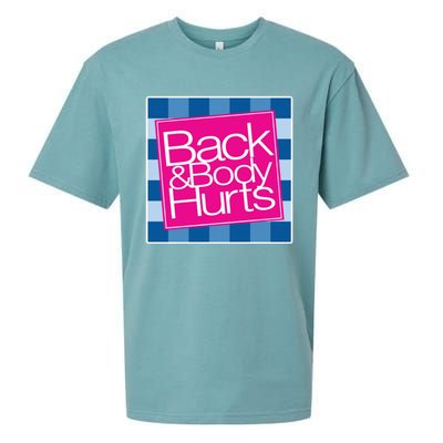 Trendy Back And Body Hurts Sueded Cloud Jersey T-Shirt