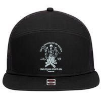 TheyRe Burning All The Witches Even If You ArenT One Dancing Skeletons 7 Panel Mesh Trucker Snapback Hat