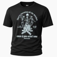 TheyRe Burning All The Witches Even If You ArenT One Dancing Skeletons Performance Shirt
