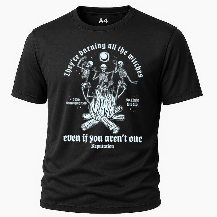TheyRe Burning All The Witches Even If You ArenT One Dancing Skeletons Performance Shirt