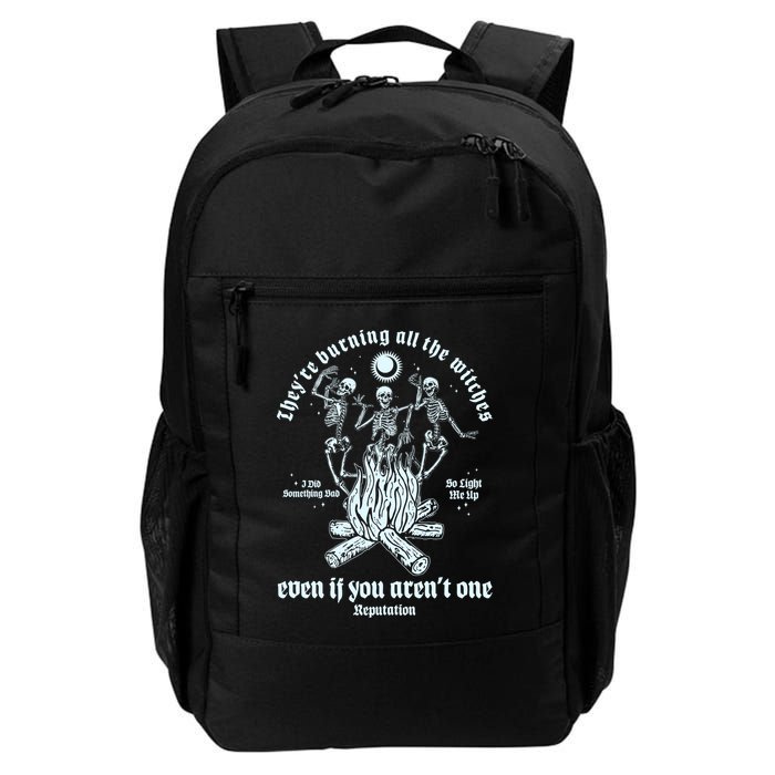 TheyRe Burning All The Witches Even If You ArenT One Dancing Skeletons Backpack