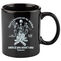 TheyRe Burning All The Witches Even If You ArenT One Dancing Skeletons 11oz C Handle Ceramic Mug