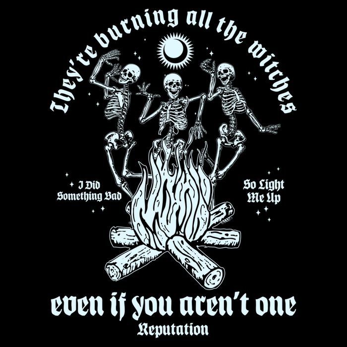 TheyRe Burning All The Witches Even If You ArenT One Dancing Skeletons 16 in Basic Backpack