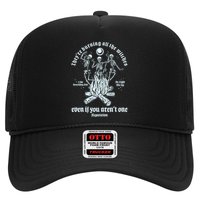 TheyRe Burning All The Witches Even If You ArenT One Dancing Skeletons Trucker Hat