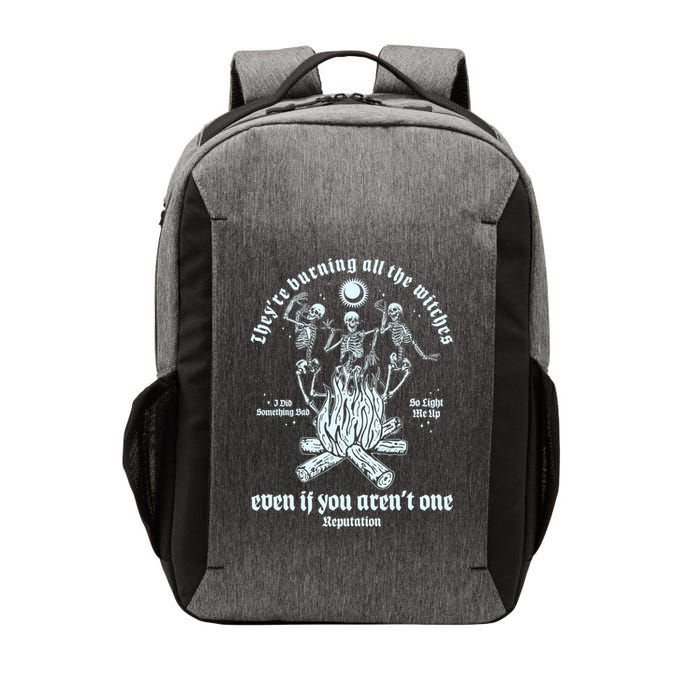 TheyRe Burning All The Witches Even If You ArenT One Dancing Skeletons Vector Backpack