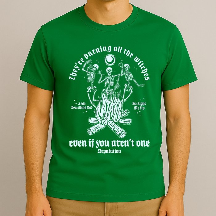 TheyRe Burning All The Witches Even If You ArenT One Dancing Skeletons T-Shirt