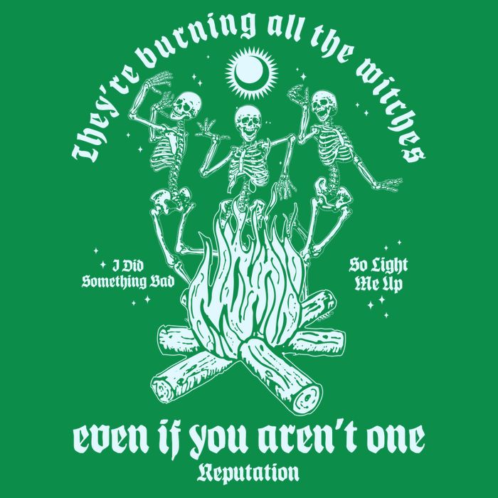 TheyRe Burning All The Witches Even If You ArenT One Dancing Skeletons T-Shirt