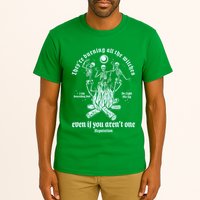 TheyRe Burning All The Witches Even If You ArenT One Dancing Skeletons Tall T-Shirt