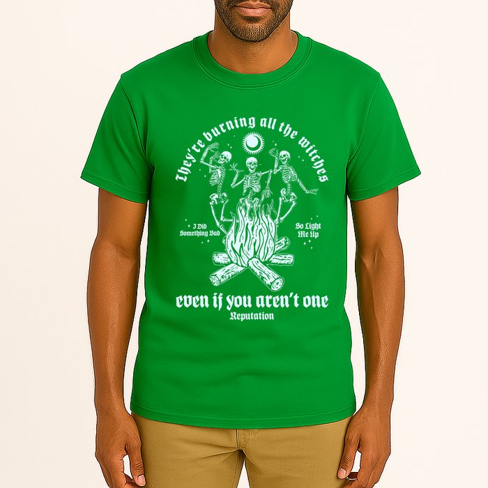 TheyRe Burning All The Witches Even If You ArenT One Dancing Skeletons Tall T-Shirt