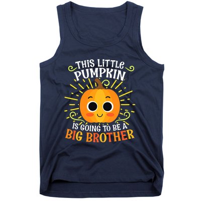 Thanksgiving Baby Announcement Big Brother Tank Top