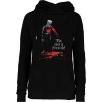 Tis But A Scratch Knight Womens Funnel Neck Pullover Hood