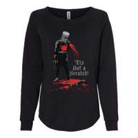 Tis But A Scratch Knight Womens California Wash Sweatshirt