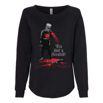 Tis But A Scratch Knight Womens California Wash Sweatshirt