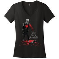 Tis But A Scratch Knight Women's V-Neck T-Shirt