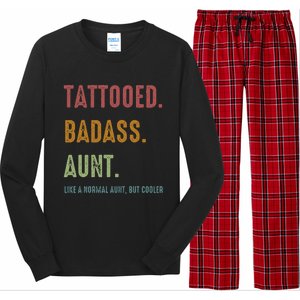 Tattooed Badass Aunt Inked Long Sleeve Pajama Set