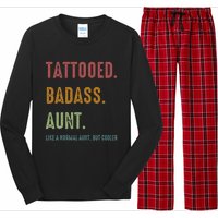 Tattooed Badass Aunt Inked Long Sleeve Pajama Set