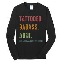 Tattooed Badass Aunt Inked Tall Long Sleeve T-Shirt