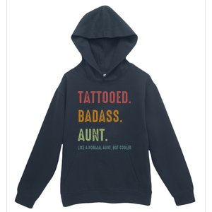 Tattooed Badass Aunt Inked Urban Pullover Hoodie