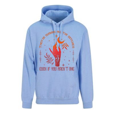 TheyRe Burning All The Witches Even If You ArenT One Unisex Surf Hoodie