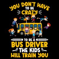 To Be A Bus Driver School Bus Drivers Funny Bus Driver Appreciation Drawstring Bag
