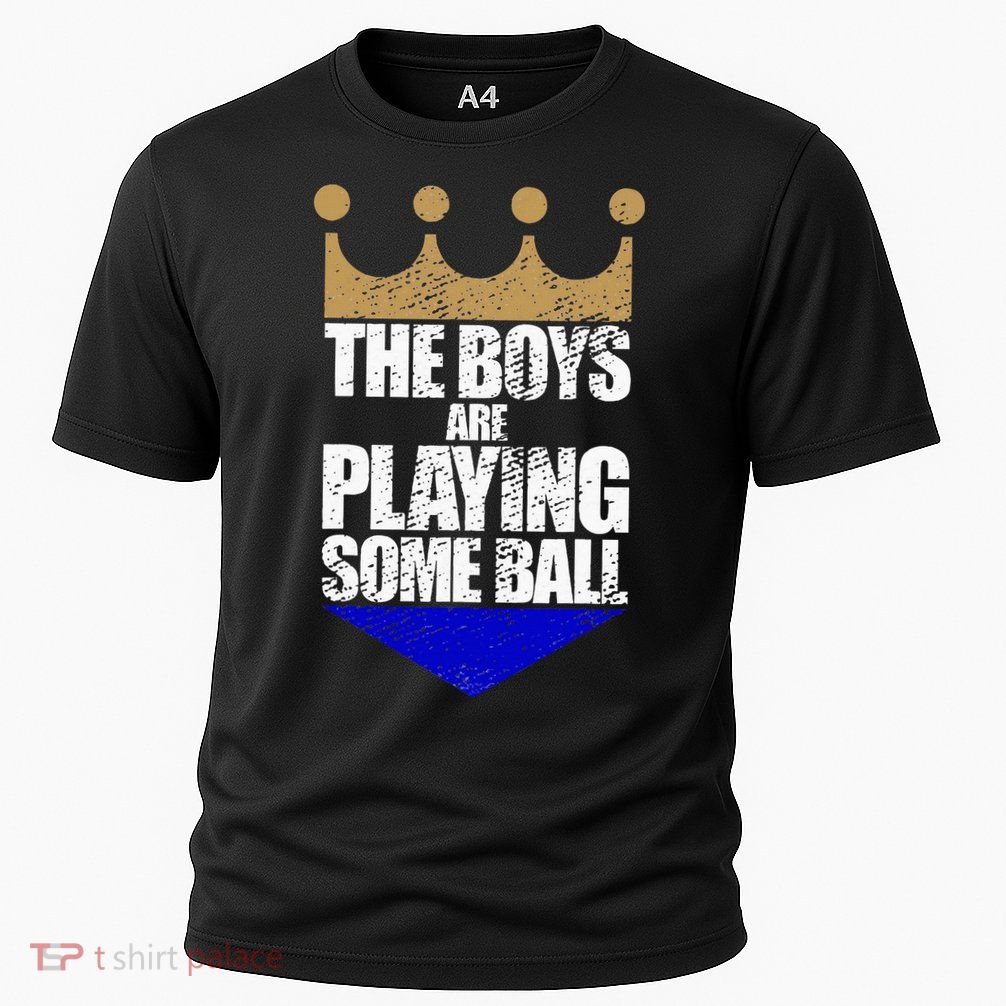The Boy Are Playing Some Ball Performance Shirt