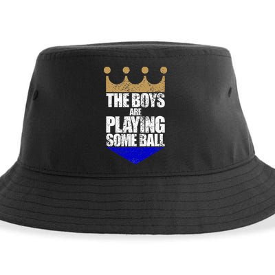 The Boy Are Playing Some Ball Sustainable Bucket Hat