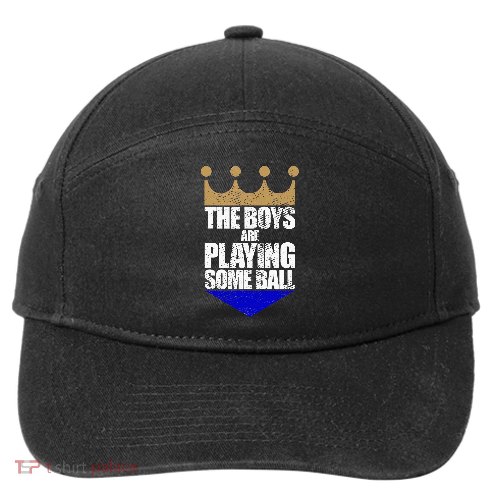 The Boy Are Playing Some Ball 7-Panel Snapback Hat