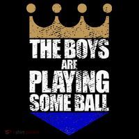 The Boy Are Playing Some Ball Youth Performance Sprint T-Shirt