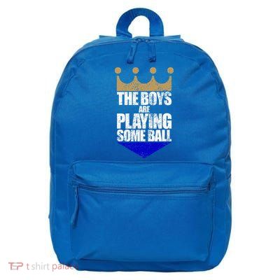 The Boy Are Playing Some Ball 16 in Basic Backpack