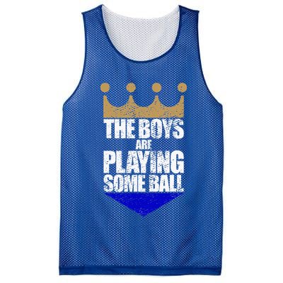 The Boy Are Playing Some Ball Mesh Reversible Basketball Jersey Tank